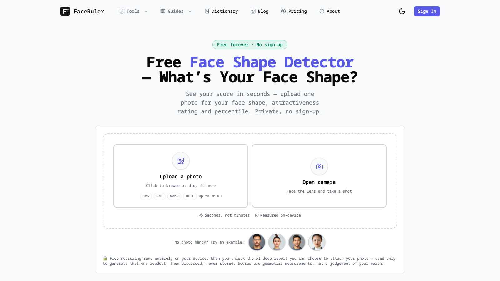 FaceRuler