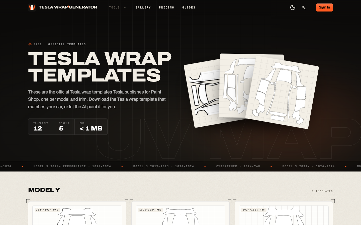 Tesla Wrap Generator