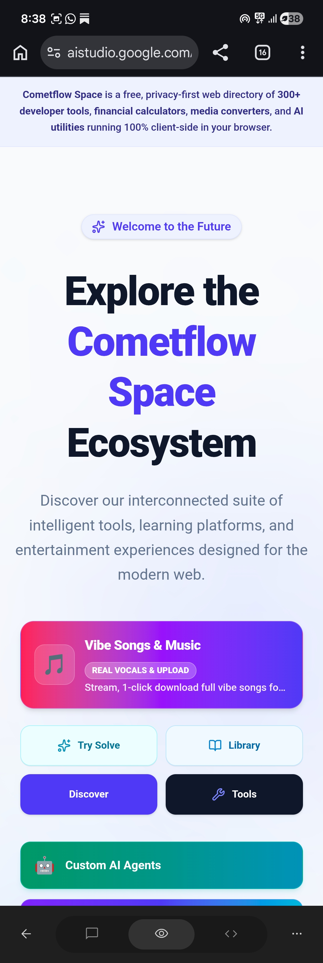 Cometflow Space